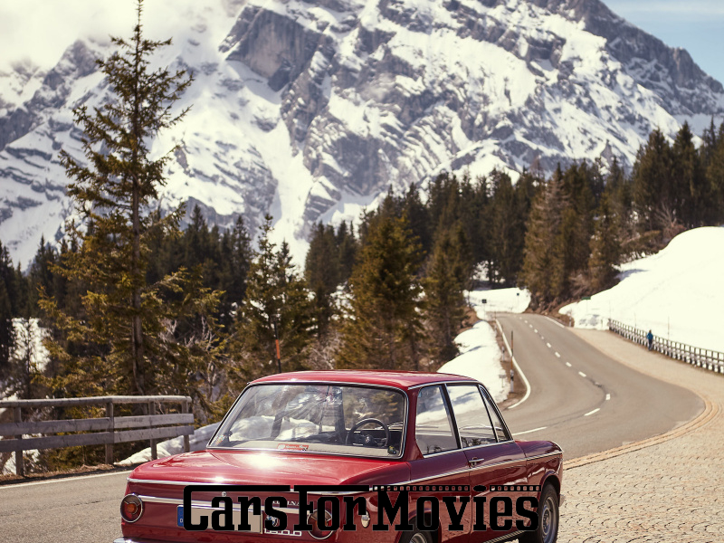 CarsForMovies | BMW 1600-2 Alpina 1968 Deutschland Rot Schwarz Zivilfahrzeug Limousine Bayern 5846 Oldtimer